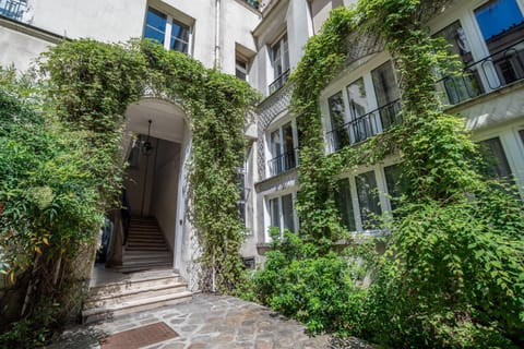 Property building, Facade/entrance, Spring, Garden view