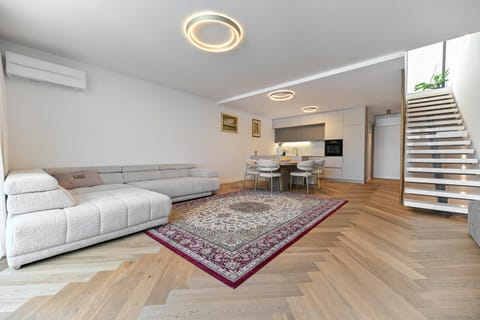 Living room, Seating area, air conditioner