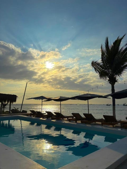 Day, Pool view, Sea view, Swimming pool, Sunset