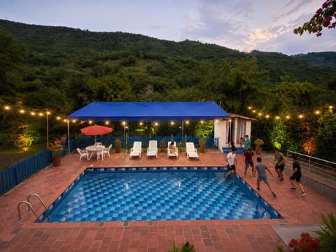 Natural landscape, Pool view, Swimming pool