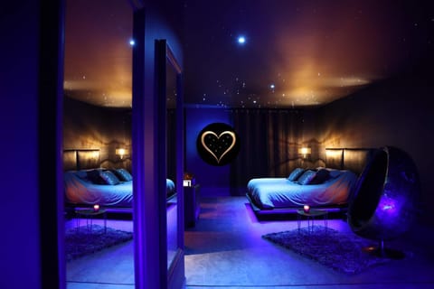 Bed, Night, Bedroom