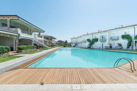 Property building, Living room, Swimming pool