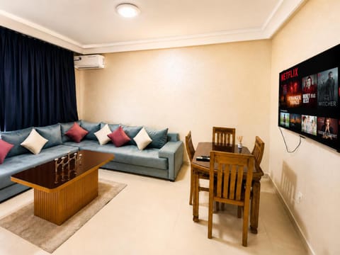 Living room, air conditioner