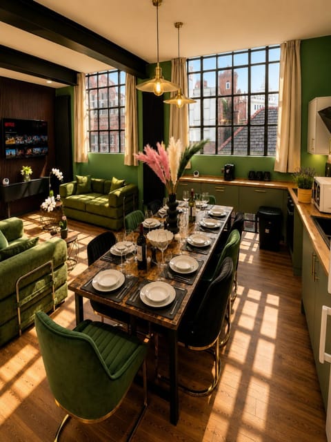 TV and multimedia, Living room, Seating area, Dining area