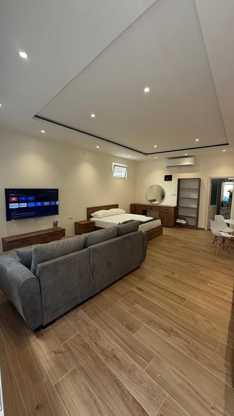 Bed, TV and multimedia, Living room, Photo of the whole room, Seating area, Bedroom
