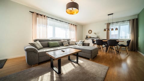Living room, Seating area, Dining area