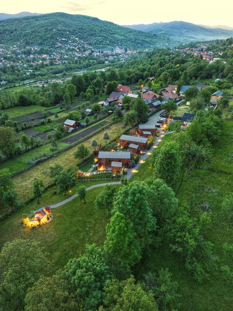Natural landscape, Bird's eye view, Mountain view