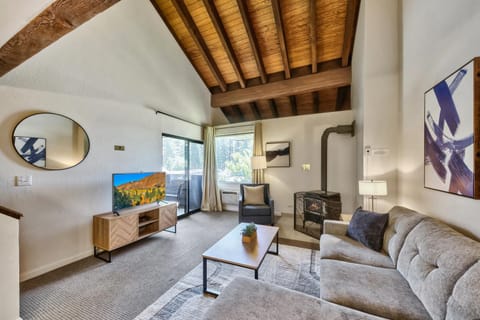 Day, TV and multimedia, Balcony/Terrace, Living room, fireplace, furniture