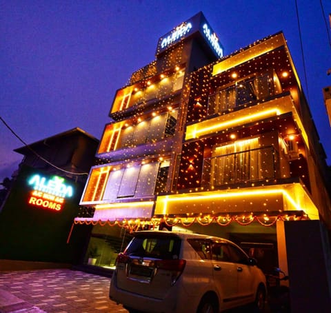 Property building, Night, Location, Parking