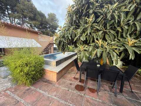 Property building, Living room, Swimming pool