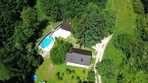 Property building, Day, Natural landscape, Bird's eye view, Pool view, Swimming pool