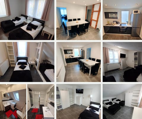 Shower, Toilet, Bed, Bathroom, TV and multimedia, Coffee/tea facilities, Photo of the whole room, Dining area, Bedroom, heating, microwave, storage, stove, towels, wardrobe, washing machine, kitchen