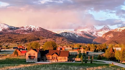Natural landscape, View (from property/room), Mountain view, Sunset