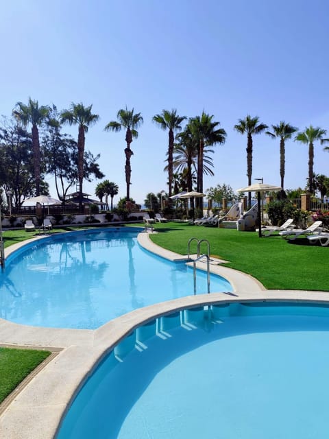 Natural landscape, Garden, Swimming pool, sunbed