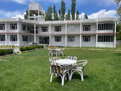 Property building, Patio, Garden, Seating area, Garden view