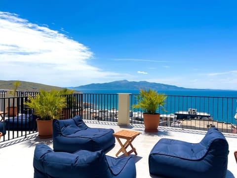 Patio, Day, View (from property/room), Balcony/Terrace, Seating area, Sea view