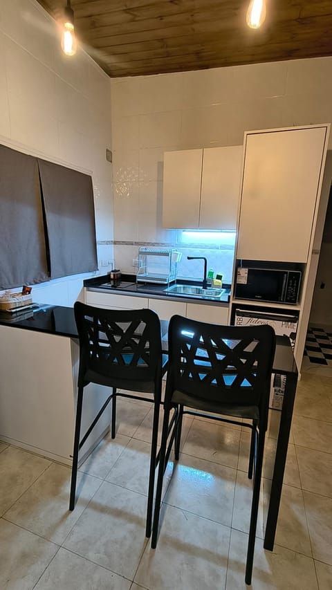 Kitchen or kitchenette, Dining area, stove