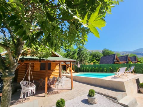 Property building, Pool view