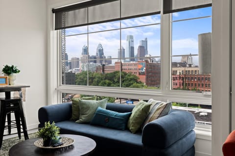 Living room, City view