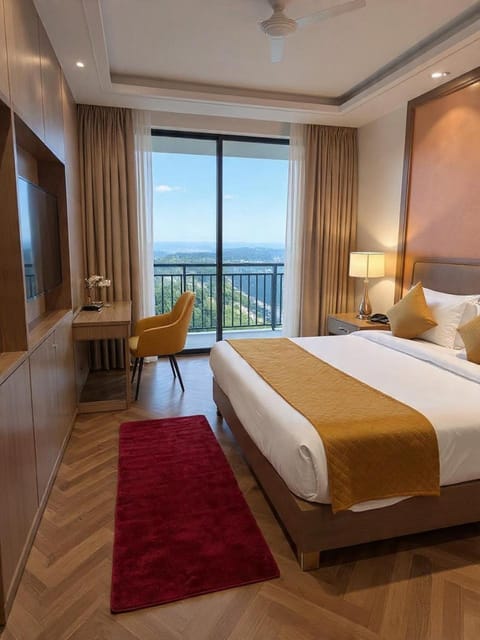 Bed, Natural landscape, Living room, Photo of the whole room, Seating area, Bedroom, hair dresser