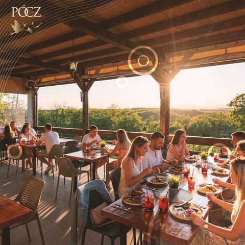 Restaurant/places to eat, Natural landscape, Balcony/Terrace, Banquet/Function facilities, Guests, group of guests