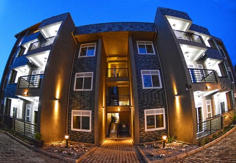 Facade/entrance, On site, Sunset