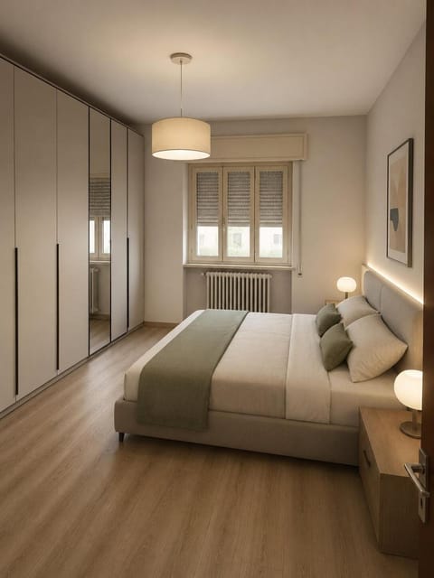 Photo of the whole room, Bedroom