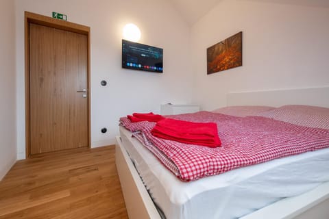 Bed, TV and multimedia, Photo of the whole room