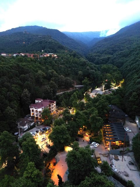Property building, Day, Natural landscape, Bird's eye view, Mountain view