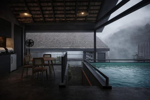 Dining area, Pool view, Swimming pool