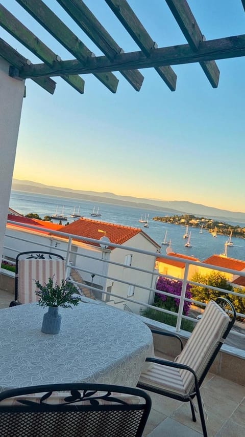 Summer, Balcony/Terrace, Balcony/Terrace, Seating area, Sea view, Sunset