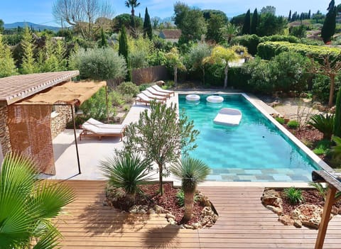 Natural landscape, Garden view, Pool view, sunbed