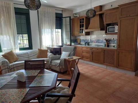 Kitchen or kitchenette, Living room