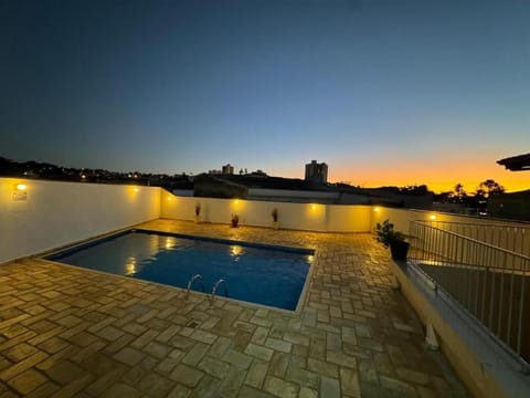 Pool view, Swimming pool, Sunset