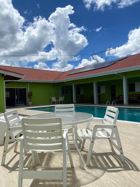 Patio, Day, Pool view, Swimming pool, sunbed