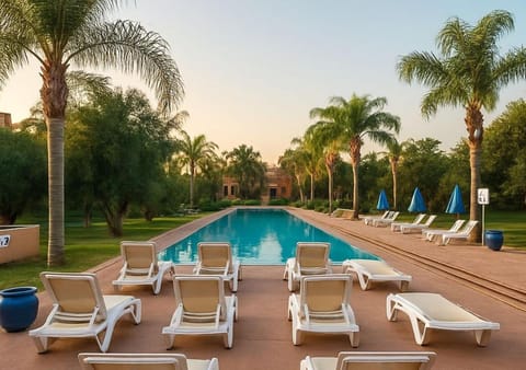 Garden, Swimming pool, Swimming pool, sunbed