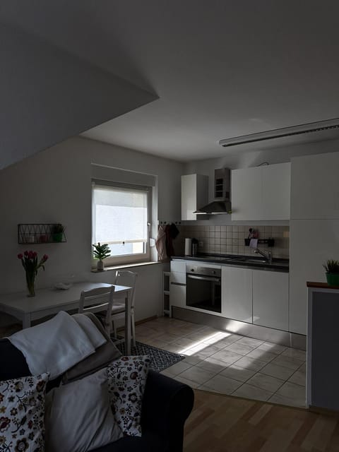 Kitchen or kitchenette, Living room, Dining area