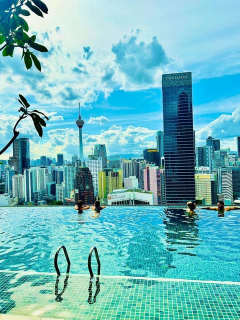 Property building, City view, Pool view, Swimming pool