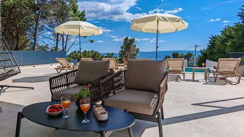 Patio, Balcony/Terrace, Seating area, Sea view