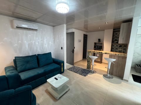 Living room, air conditioner