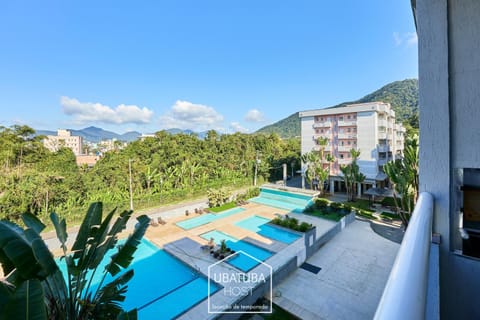 Property building, Balcony/Terrace, Garden view, Swimming pool