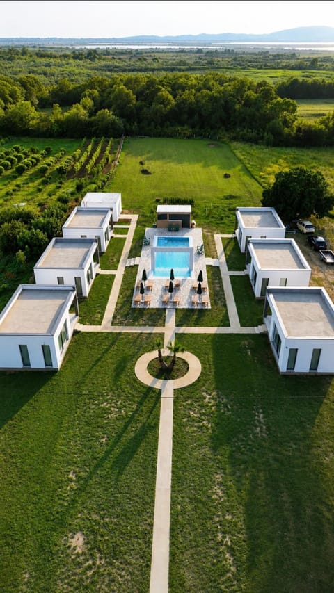 Natural landscape, Bird's eye view, Garden, Pool view, Swimming pool