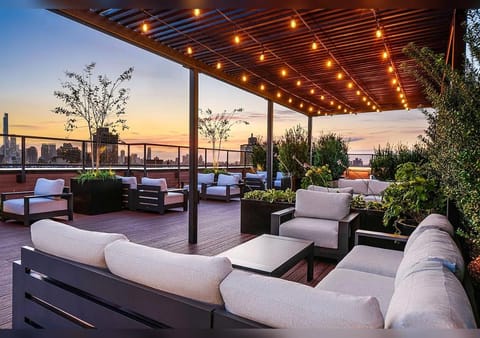 Property building, Patio, Day, Natural landscape, View (from property/room), Balcony/Terrace, Balcony/Terrace, Lounge or bar, Seating area, Sunset