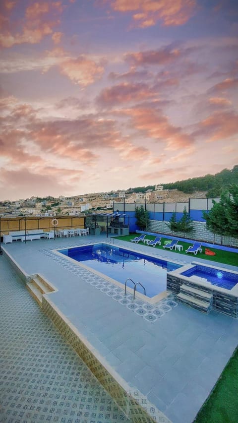 Natural landscape, Pool view, Swimming pool, sunbed