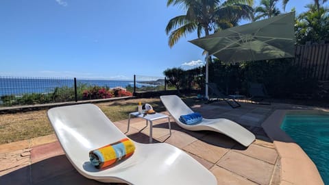Natural landscape, Pool view, Sea view, Swimming pool, sunbed