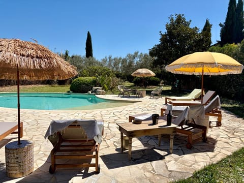 Garden, Swimming pool, sunbed