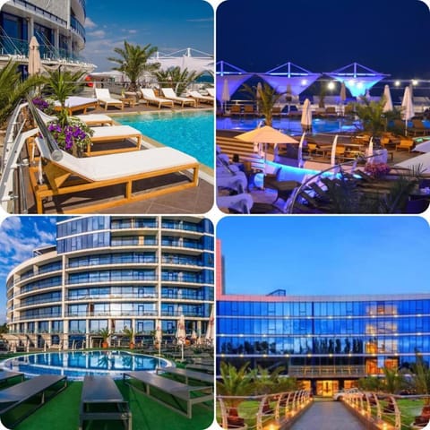 Property building, Day, Pool view, Swimming pool, sunbed