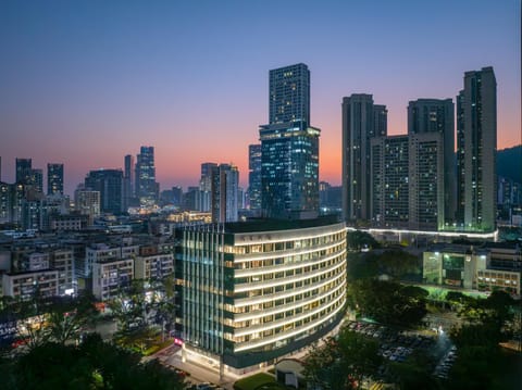 Property building, Night, City view