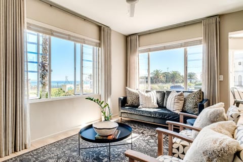Living room, Seating area, Sea view
