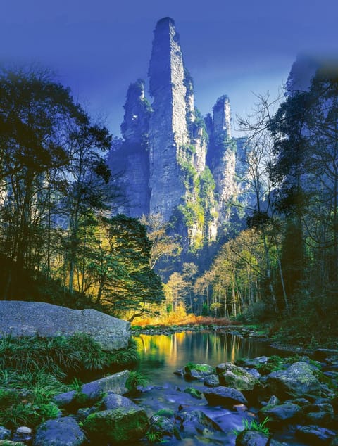 Nearby landmark, Natural landscape, Mountain view
